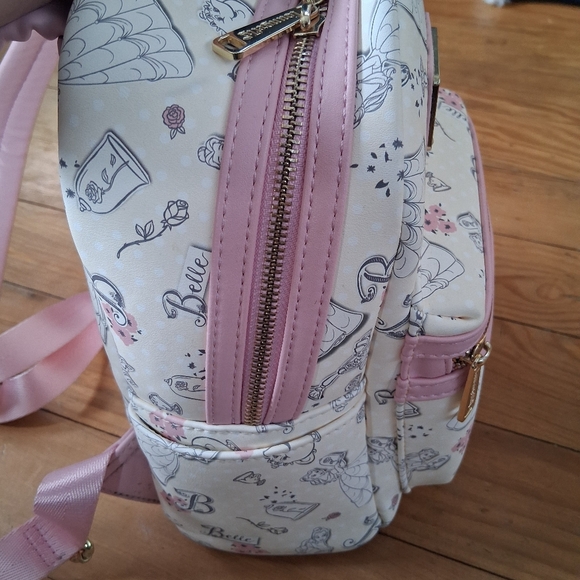 Disney Belle Beauty And The Beast Mini Loungefly Backpack - Picture 5 of 6